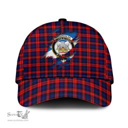 Scottish MacLachlan Modern Family Crest In Me Style Tartan Cap ScotsTee Shop - Tartan Plaid - scotstee.com