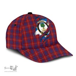 Scottish Hamilton Family Crest In Me Style Tartan Cap ScotsTee Shop - Tartan Plaid - scotstee.com