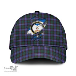 Scottish Guthrie Modern Family Crest In Me Style Tartan Cap ScotsTee Shop - Tartan Plaid - scotstee.com