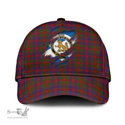 Scottish Gow Family Crest In Me Style Tartan Cap ScotsTee Shop - Tartan Plaid - scotstee.com