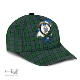 Scottish Hope Vere Family Crest In Me Style Tartan Cap ScotsTee Shop - Tartan Plaid - scotstee.com