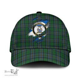 Scottish Hope Vere Family Crest In Me Style Tartan Cap ScotsTee Shop - Tartan Plaid - scotstee.com