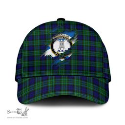 Scottish MacCallum Modern Family Crest In Me Style Tartan Cap ScotsTee Shop - Tartan Plaid - scotstee.com