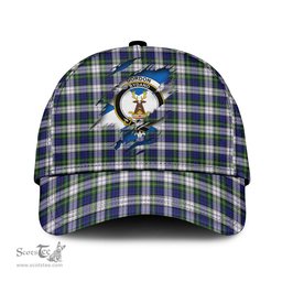 Scottish Gordon Dress Modern Family Crest In Me Style Tartan Cap ScotsTee Shop - Tartan Plaid - scotstee.com