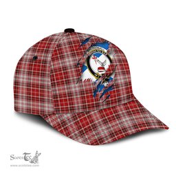 Scottish MacDougall Dress Family Crest In Me Style Tartan Cap ScotsTee Shop - Tartan Plaid - scotstee.com