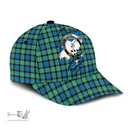 Scottish Gunn Ancient Family Crest In Me Style Tartan Cap ScotsTee Shop - Tartan Plaid - scotstee.com
