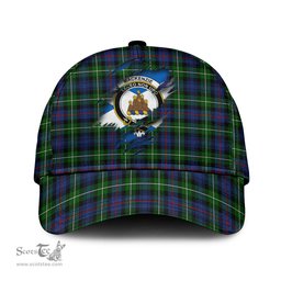 Scottish MacKenzie Modern Family Crest In Me Style Tartan Cap ScotsTee Shop - Tartan Plaid - scotstee.com