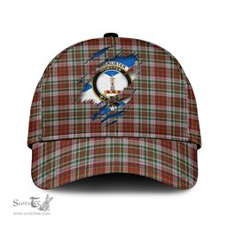 Scottish MacAlister Dress Family Crest In Me Style Tartan Cap ScotsTee Shop - Tartan Plaid - scotstee.com