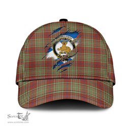 Scottish MacGillivray Hunting Ancient Family Crest In Me Style Tartan Cap ScotsTee Shop - Tartan Plaid - scotstee.com