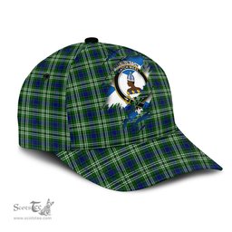 Scottish Haliburton Family Crest In Me Style Tartan Cap ScotsTee Shop - Tartan Plaid - scotstee.com