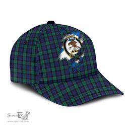 Scottish Graham of Menteith Family Crest In Me Style Tartan Cap ScotsTee Shop - Tartan Plaid - scotstee.com