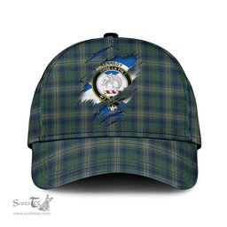 Scottish Kennedy Modern Family Crest In Me Style Tartan Cap ScotsTee Shop - Tartan Plaid - scotstee.com