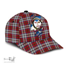 Scottish MacCulloch Dress Family Crest In Me Style Tartan Cap ScotsTee Shop - Tartan Plaid - scotstee.com