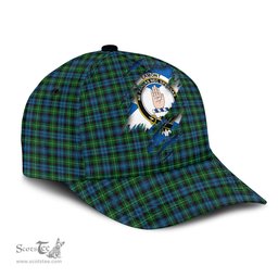 Scottish Lamont Family Crest In Me Style Tartan Cap ScotsTee Shop - Tartan Plaid - scotstee.com