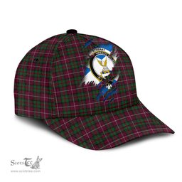 Scottish Stewart of Bute Hunting Family Crest In Me Style Tartan Cap ScotsTee Shop - Tartan Plaid - scotstee.com