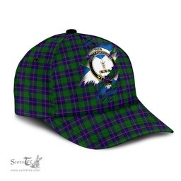 Scottish Shaw Modern Family Crest In Me Style Tartan Cap ScotsTee Shop - Tartan Plaid - scotstee.com