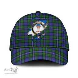 Scottish Robertson Hunting Modern Family Crest In Me Style Tartan Cap ScotsTee Shop - Tartan Plaid - scotstee.com