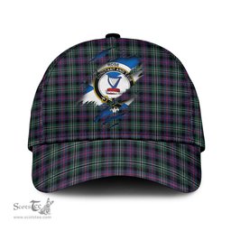 Scottish Rose Hunting Modern Family Crest In Me Style Tartan Cap ScotsTee Shop - Tartan Plaid - scotstee.com