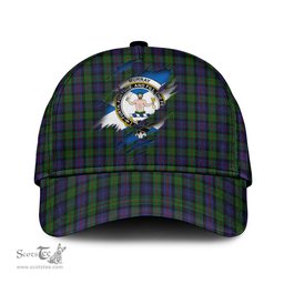Scottish Murray of Atholl Family Crest In Me Style Tartan Cap ScotsTee Shop - Tartan Plaid - scotstee.com