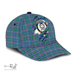 Scottish Pitcairn Hunting Family Crest In Me Style Tartan Cap ScotsTee Shop - Tartan Plaid - scotstee.com