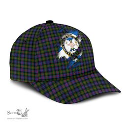 Scottish Murray of Atholl Modern Family Crest In Me Style Tartan Cap ScotsTee Shop - Tartan Plaid - scotstee.com