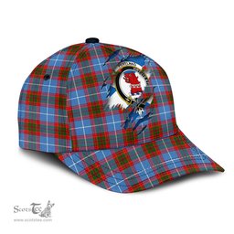 Scottish Pentland Family Crest In Me Style Tartan Cap ScotsTee Shop - Tartan Plaid - scotstee.com