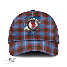 Scottish Pentland Family Crest In Me Style Tartan Cap ScotsTee Shop - Tartan Plaid - scotstee.com