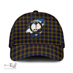 Scottish MacLellan Modern Family Crest In Me Style Tartan Cap ScotsTee Shop - Tartan Plaid - scotstee.com