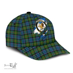 Scottish Newlands of Lauriston Family Crest In Me Style Tartan Cap ScotsTee Shop - Tartan Plaid - scotstee.com