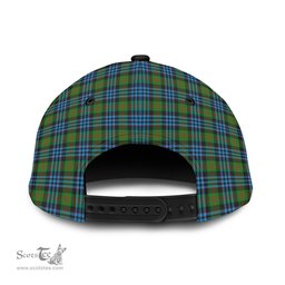 Scottish Newlands of Lauriston Family Crest In Me Style Tartan Cap ScotsTee Shop - Tartan Plaid - scotstee.com