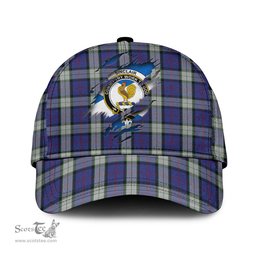 Scottish Sinclair Dress Family Crest In Me Style Tartan Cap ScotsTee Shop - Tartan Plaid - scotstee.com