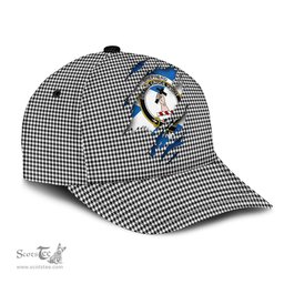 Scottish Shepherd Family Crest In Me Style Tartan Cap ScotsTee Shop - Tartan Plaid - scotstee.com