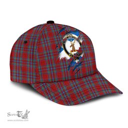 Scottish Spens Family Crest In Me Style Tartan Cap ScotsTee Shop - Tartan Plaid - scotstee.com