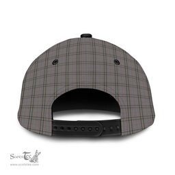 Scottish Stewart Grey Family Crest In Me Style Tartan Cap ScotsTee Shop - Tartan Plaid - scotstee.com