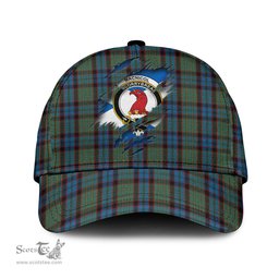 Scottish MacNicol Hunting Family Crest In Me Style Tartan Cap ScotsTee Shop - Tartan Plaid - scotstee.com