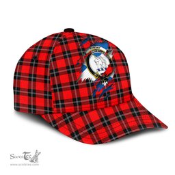 Scottish Ramsay Modern Family Crest In Me Style Tartan Cap ScotsTee Shop - Tartan Plaid - scotstee.com