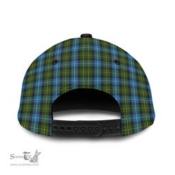 Scottish MacNeil of Barra Family Crest In Me Style Tartan Cap ScotsTee Shop - Tartan Plaid - scotstee.com