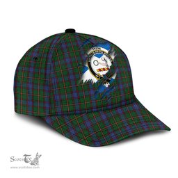 Scottish Skene Family Crest In Me Style Tartan Cap ScotsTee Shop - Tartan Plaid - scotstee.com