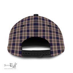 Scottish Stewart Navy Family Crest In Me Style Tartan Cap ScotsTee Shop - Tartan Plaid - scotstee.com