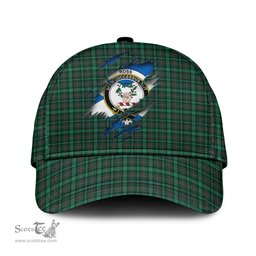 Scottish Ross Hunting Modern Family Crest In Me Style Tartan Cap ScotsTee Shop - Tartan Plaid - scotstee.com