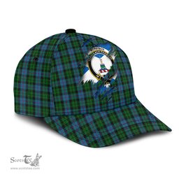 Scottish Morrison Society Family Crest In Me Style Tartan Cap ScotsTee Shop - Tartan Plaid - scotstee.com