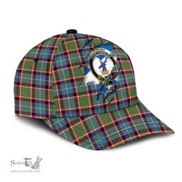 Scottish Stirling Bannockburn Family Crest In Me Style Tartan Cap ScotsTee Shop - Tartan Plaid - scotstee.com