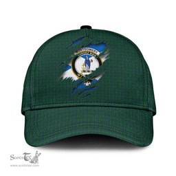 Scottish Montgomery Family Crest In Me Style Tartan Cap ScotsTee Shop - Tartan Plaid - scotstee.com