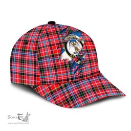 Scottish Straiton Family Crest In Me Style Tartan Cap ScotsTee Shop - Tartan Plaid - scotstee.com