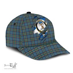 Scottish Ralston UK Family Crest In Me Style Tartan Cap ScotsTee Shop - Tartan Plaid - scotstee.com