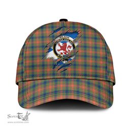 Scottish Wilson Ancient Family Crest In Me Style Tartan Cap ScotsTee Shop - Tartan Plaid - scotstee.com