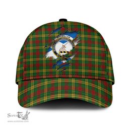 Scottish MacMillan Society of Glasgow Family Crest In Me Style Tartan Cap ScotsTee Shop - Tartan Plaid - scotstee.com