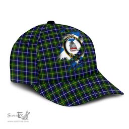 Scottish MacNeil of Barra Modern Family Crest In Me Style Tartan Cap ScotsTee Shop - Tartan Plaid - scotstee.com