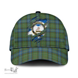 Scottish MacMillan Hunting Ancient Family Crest In Me Style Tartan Cap ScotsTee Shop - Tartan Plaid - scotstee.com