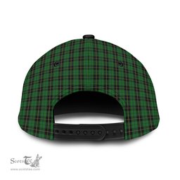 Scottish Wallace Hunting Family Crest In Me Style Tartan Cap ScotsTee Shop - Tartan Plaid - scotstee.com